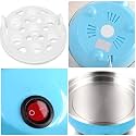 Egg Boiler Instant Egg Boiler for Steaming, Poacher Single Layer Egg Electric Automatic Off Boil upto 7 Eggs Automatic Off Egg Poacher for Steaming, Cooking, Boiling and Frying (Multi Color)