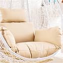 Egg Chair Cushion Cover, Replacement Cushions Swing Chair Covers for Indoors Or Outdoors (Washable Durable)(H)