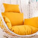 Egg Chair Cushion Cover Replacement, Hanging Basket Seat Cushions Covers, with Zipper for Easy Removal and Washing(E)