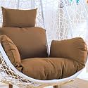 Egg Chair Cushions Cover, Indoor Outdoor Hanging Basket Chairs Seat Cushion Replacement Covers, Durable Waterproof(D)