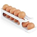 Sotfamily Egg Holder for Fridge, 2 Tiers, Egg Roller for Eggs 12 Count