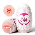 Egg Male Masturbators for Penis Training,Textured Stroker Pocket Pussy Stretchable Stimulator Sleeve with Strong Suction, Realistic Portable Anal Sex Toys for Men（Oral-Style）