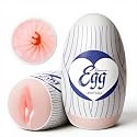 Egg Male Masturbators for Penis Training,Textured Stroker Pocket Pussy Stretchable Stimulator Sleeve with Strong Suction, Realistic Portable Anal Sex Toys for Men（Soft-Type）