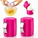 Egg Shell Opener, 2-in-1 for Raw & Boiled Eggs，Pink