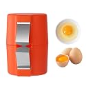Egg Shell Opener, 2026 Egg Separator for Raw Egg Hard Boiled Egg Peeler, Stainless Steel Egg Cracker Tool Kitchen Gadgets for Cooking Baking, Eggshell Breaker，Orange：1PCS