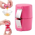 Egg Shell Opener, 2026 Egg Separator for Raw Egg Hard Boiled Egg Peeler, Stainless Steel Egg Cracker Tool Kitchen Gadgets for Cooking Baking, Eggshell Breaker，pink：1PCS