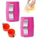 Egg Shell Opener, 2026 New Upgrade Multifunctional Handheld Egg Opener for Hard Boiled Eggs, Stainless Steel Eggshell Breaker Egg Shell Cutter Kitchen Gadgets (Pink, 2pack)