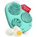 Egg Slicer for Hard Boiled Eggs - 3 Slice Modes Egg Cutter, Dicer, Chopper