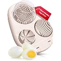 Egg Slicer for Hard Boiled Eggs - 3 Slice Modes Egg Cutter, Dicer, Chopper