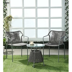 rope chairs with glass top coffee table furniture chairs with cushions garden outdoor furnituredak grey color