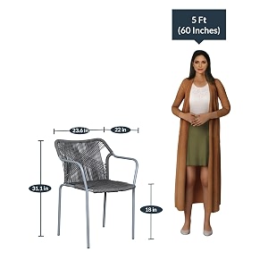 rope chairs with glass top round coffee table furniture chairs with cushions garden outdoor furnituredak grey color