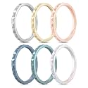 Egnaro Silicone Wedding bands women, Stackable Silicone Ring style