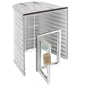 Egress Window Well Kit, White, 42x36x60, 31x40 Window