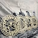 Egyptian Wall Decor 4 Pieces Wooden Wall