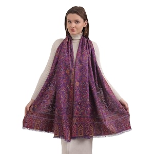 eh kani pashmina silk modal 8 color kani weave floral amp paisley stole scarfwrap