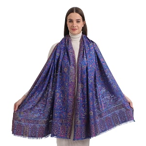 eh kani pashmina silk modal 8 color kani weave floral amp paisley stole scarfwrap