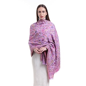eh kani pashmina silk modal 8 color kani weave floral amp paisley stole scarfwrap