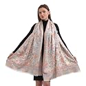 EH KANI PASHMINA SILK MODAL, 8 COLOR KANI WEAVE FLORAL & PAISLEY STOLE, SCARF,WRAP