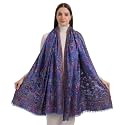 EH KANI PASHMINA SILK MODAL, 8 COLOR KANI WEAVE FLORAL &amp; PAISLEY STOLE, SCARF,WRAP