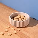 Eha Earth Friendly Ecocog Dog Food Bowl | Set of 1, 500 ml | Anti-Skid Dog Bowl &amp; Cat Bowl | Cat Food Bowls | Pet Bowl Made with Rice Husk Biocomposites | Dog Bowl Large Size | Sand Castle