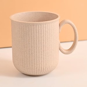 eha earth friendly statement coffee mug set of 1 made with rice husk 350ml