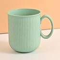 Eha Earth Friendly Statement Coffee Mug Set of 1 | 350 ml | Cups and Mugs Made with Rice Husk Biocomposite | Coffee Cup | Microwave Safe Mugs for Coffee (Reheat Only) | Mugs for Gift | Celeste