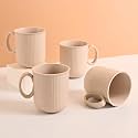 Eha Earth Friendly Statement Coffee Mug Set of 4 Made with Rice Husk| 350ml