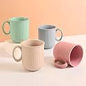 Eha Earth Friendly Statement Coffee Mug Set of 4 Made with Rice Husk| 350ml
