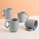 Eha Earth Friendly Statement Coffee Mug Set of 4 Made with Rice Husk| 350ml