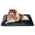 EHEYCIGA Fluffy Dog Crate Bed, Plush Extra Large Plus Dog Pillow, Dark Grey