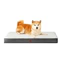 EHEYCIGA Orthopedic Dog Bed Large with Removable Washable Cover, 36IN Beige