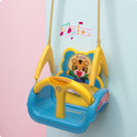 Ehomekart 3 in 1 Wave Adjustible Swing Toy with Music for Kids