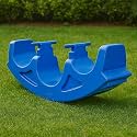 eHomeKart Playgro See Saw Rocker for Kids - Plastic See Saw Jumbo Rocker for Indoors and Outdoors - Perfect Toy for Boys and Girls of Age 1-8 Years - DIMESNSIONS: 118 x 32 x 45 cm (Blue)