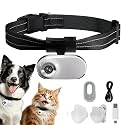 HD 1080P Cat Camera Collar with Video Record Wireless Mini Sport cam,Small Action Cameras,Body Camera for Pet Supplies/Stuff,Outdoor/Inoor Birthday Gift No WiFi