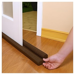 eightiz pack of 5 39 inches door guard  bottom seal strip gap filler for doors  soundproof noise reduction energy saving dust amp insect rat protector door strip for homeofficeoutdoor