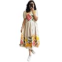 eightone Floral Printed Cotton Frock for Women