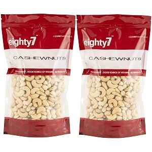eighty7 cashewnutscashews w320 pack of 2 500 gms each 1kg