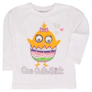 Baby Girls Plain Regular fit T-Shirt