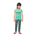 Girls Printed Full Length Nightwear Regular Pajama