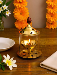 Ein Sof Akhand Jyoti Diya with Borosilicate