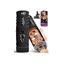 EINSEO Male Masturbator Penis Pump, AI Sync Sex Toys for Men with 7 Thrusting &amp; 360° Rotation, Up to 155 Strokes/Min, 7 Blowjob Suction Pocket Pussy, Silicone-Wrapped Sex Furniture for Bedding