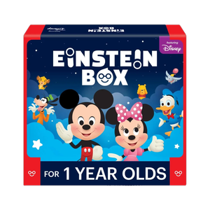 einstein box for kids 1 year old baby toddler boys  girls toys for 1 year old pretend play gift pack of learning and educational toys books  games 1 box set