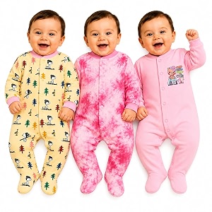 eio 100 cotton baby rompers sleepsuits jumpsuits night suits for newborn baby boys amp girls  soft infant bodysuit  pack of 3 kids rompers