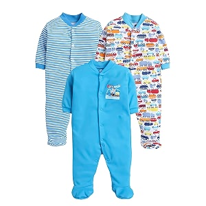 EIO 100 Cotton Rompers Sleep Suits Jumpsuit