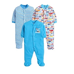 eio 100 cotton romperssleep suitsjumpsuitnight suits for baby boys amp girls infants new born combo pack turquoise