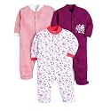 EIO 100% Cotton Baby Rompers Sleepsuits Jumpsuits Night Suits for Newborn Baby Boys &amp; Girls | Soft Infant Bodysuit | Pack of 3 Kids Rompers