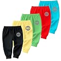 EIO Girl's Ankle Fit Mid Rise Cotton All Over Print Pajama Pants Bottom Combo Packs