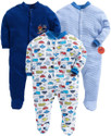 EIO Romper For Baby Boys & Baby Girls Striped, Solid, Printed Pure Cotton