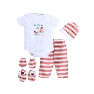 EIO Newborn Baby Cotton Romper Set -