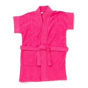 eio soft baby boys girls dressing gown bath robe d pink 1-2 years